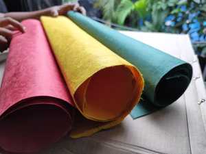 Premium Handmade Eco-Friendly Bagasse Pulp Coated PVC Anti-Curl Art Paper <b>Sheets</b> for Crafts Stationery Packaging & Art Projects - Product Image 2