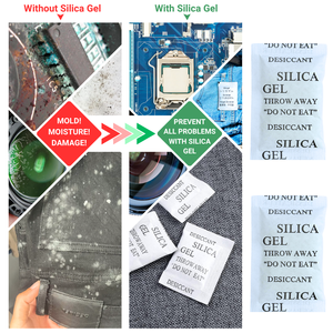 Blue <b>Silica</b> Gel 2g Desiccant Moisture Absorber for Electronics Paper Chemicals Textile & Leather Best Dry Brand - Product Image 5