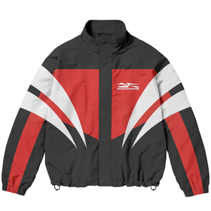 Ensemble de survêtement unisexe coupe oversize en nylon coupe-vent avec poignets élastiques pour l'entraînement et le jogging – Fabricant OEM en gros - Product Image 2