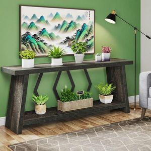 Tavolo Consolle per Ingresso e Soggiorno, Tavolino da Divano per Arredamento Casa - Product Image 3