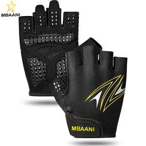 Guantes de Ciclismo -[Almohadilla de Gel de 6MM] Medios Dedos con Absorción de Impactos, Antideslizantes, para Entrenamiento, Levantamiento de Pesas, Actividades al Aire Libre, Motocross - Product Image 1