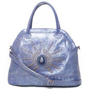 <b>Mini</b> Queen Peacock Bag Metallic Violet Weekend Travelling Bag Large Capacity Fitness Female Ladies Tote Duffle Travel Bags Women - Product Image 4