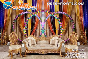 Pakistani Wedding Decor Shagun Ceremony Furniture Set Muslim Bangle Ceremony <b>Sofa</b> Set for Stage Walima Ceremony Stage <b>Sofa</b> Set - Product Image 5