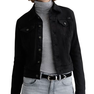 Chaqueta Vaquera con Cinturón para Mujer, Estilo Camionero, Proveedor Mayorista, Fabricación OEM ODM - Product Image 4