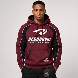 Sudadera con Capucha Estampada para Hombre, Forro Polar Suave, Corte Holgado, Cálida, Informal, Estilo Urbano, Manga Larga, con Bolsillo, Cómoda para el Día a Día - Product Image 1