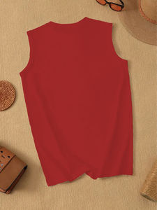 <b>Women's</b> Casual Knitted <b>Vest</b> with Kitten and Butterfly Design - Product Image 3