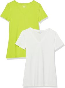 เสื้อยืดคอวีทรงปกติสำหรับผู้หญิง พิมพ์ลายฮิปฮอปตามสั่ง ผ้าคอตตอน/ใยไผ่ผสม คุณภาพสูง แห้งเร็ว นุ่มพิเศษ - Product Image 4