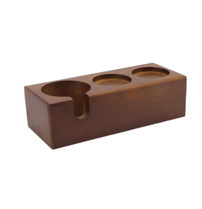 Support à verres contemporain en bois et verre, design élégant, pour cuisine et rangement domestique, fait main en Inde - Product Image 3
