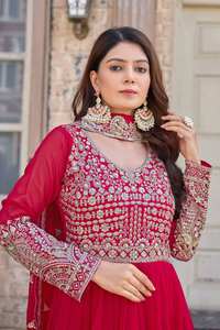 Kurta/Kurti en soie romaine moderne et élégante pour la prochaine fête de l'Eid Ramzan, taille plus, 3 couleurs disponibles, en solde - Product Image 5