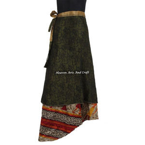 2026 Latest Design Long Silk Fabric Magic <b>Wrap</b> Skirt Magic 38" <b>Sarong</b> Pareo Custom Latest Design Women Fashion Wear for Women - Product Image 3