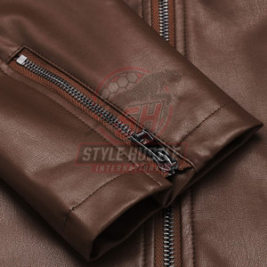 Chaqueta de cuero transpirable y cómoda al mejor precio para uso en exteriores, venta al por mayor, chaqueta de invierno para hombre en venta en línea - Product Image 4
