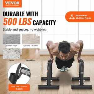Heavy Duty 500 Lbs Dip Stand Station Heave Fitness allenamento paralette Push Stand parallele di stabilità per Home Gym Dip Dip - Product Image 2