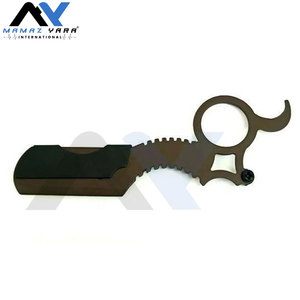 Professional Single Blade Stainless Steel Straight Finger Razor Barber Shaving Razor Face Body Shavette Razor Blade <b>Men</b> Women - Product Image 5