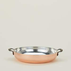 Sartén de Cobre de Lujo con Mango de Latón, Sartén Artesanal Martillada para Colecciones de Cocina Elegantes, Decoración para el Hogar y Hoteles - Product Image 2