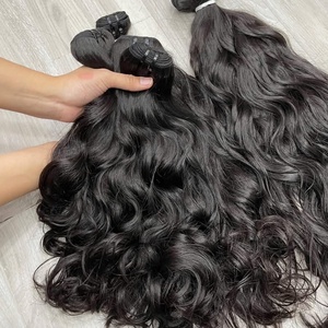 100% Cabello Humano en Stock, Extensiones de Cabello Vietnamita Crudo con Puntas Completas, Súper Doble Trama, Donante Único, Paquetes de Cabello Virgen en Oferta - Product Image 3
