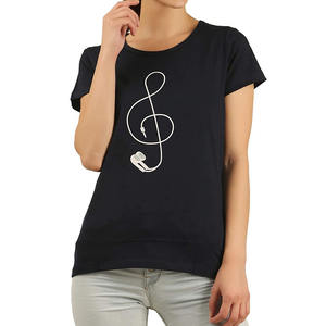 เสื้อยืดลำลองผู้หญิงทรงปกติ ดีไซน์ทันสมัย แฟชั่นผู้หญิง เสื้อยืดทรงปกติ แขนสั้น สไตล์สวมใส่สบาย เสื้อยืดผู้หญิงทรงปกติ - Product Image 2