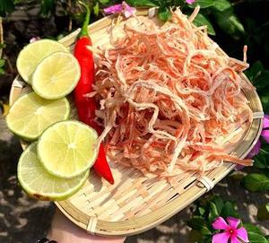 High Demand Sweet Natural Coconut Steamed Shredded Squid Strips High <b>Protein</b> Dried Seafood Snack Cheap Factory Price - Product Image 3