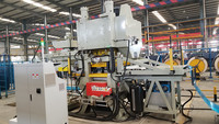 Ligne de pressage à ailettes en H haute vitesse pour la production de refroidisseurs à échangeurs de chaleur en feuille d'aluminium - Matrice progressive automatique PLC