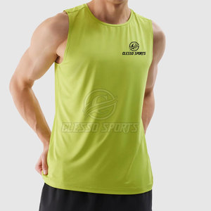 T-shirts sans manches pour hommes de qualité supérieure fabriqués au Pakistan, T-shirts sans manches pour hommes avec logo personnalisé de haute qualité - Product Image 3