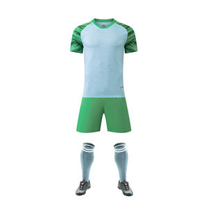 Camiseta de Fútbol de Manga Corta con Cuello en V, Transpirable, Personalizada, de Alta Calidad, Estilo Americano, 100% Poliéster, para Venta al Por Mayor - Product Image 1