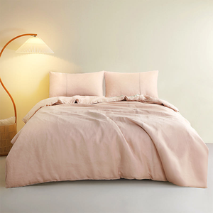 ชุดผ้าปูที่นอนผ้าลินินฝรั่งเศส 5 ชิ้น พร้อมปลอกหมอน 2 ใบ - Product Image 1