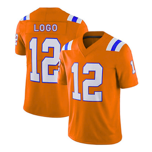 Camiseta Deportiva Transpirable Personalizada, Uniforme de Fútbol Americano, Impresión por Sublimación, Nombre y Número, Mangas Cortas, Talla Grande, 100% Poliéster - Product Image 1