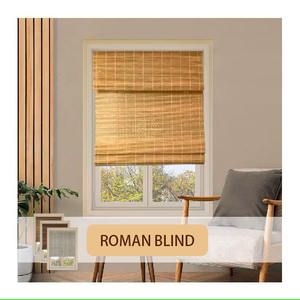 Persianas Romanas de Bambú Decorativas, Inalámbricas, Integradas, de Diseño Natural, para Interiores de Ventanas Francesas Ecológicas, para Todas las Estaciones - Product Image 5