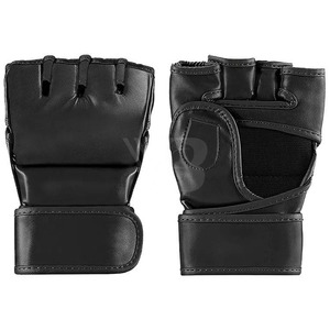 Gants de MMA demi-doigts respirants fabriqués au Pakistan avec fermeture auto-agrippante – Meilleur prix, service OEM – Gants de MMA demi-doigts pour hommes - Product Image 2