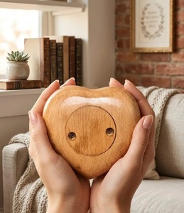 Urne en bois de hêtre et résine naturelle, artisanale, en forme de cœur fractal Lichtenberg, pour cendres d'animaux de compagnie, souvenir commémoratif - Product Image 6