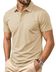 Camiseta Polo Personalizada para Hombre, Algodón de Alta Calidad, Logotipo Bordado, Transpirable, Informal, para Golf, Negocios, Trabajo, Uniforme - Product Image 1