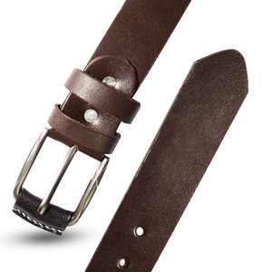 Cinturón de Cuero Personalizado para Hombre, Tejido de Algodón, con Hebilla de Aguja, Elástico, Ajuste Delgado, Cinturones de Cuero Personalizables - Product Image 2