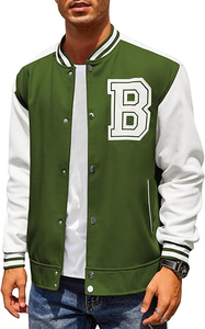 High Quality <b>Men's</b> Letterman <b>Jackets</b> Wholesale Custom Printed Embroidery <b>Baseball</b> Varsity <b>Jacket</b> Fratres Sports Front Breathable - Product Image 6