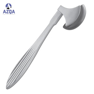 Martillo de Reflejos Percutáneos Berliner de Acero Inoxidable con Cabeza de Goma Sólida de 20 cm, Instrumento de Diagnóstico Médico Hecho en Pakistán - Product Image 1