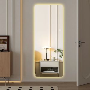 Specchio LED a Corpo Intero 65x21 Pollici con Dimmer e Illuminazione a 3 Colori, Tipo da Parete per Camere da Letto - Product Image 3