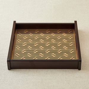 ถาดไม้ตกแต่งทรงสี่เหลี่ยมพิมพ์ลายดีไซน์สวยงาม ราคาประหยัด สไตล์งานฝีมือ สำหรับสั่งซื้อจำนวนมากและใช้ในบ้าน - Product Image 6