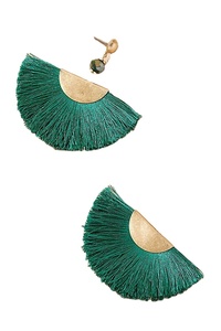 Pendientes bordados con cuentas de semillas de la mejor calidad, diseño de loro personalizado en colores rojo y azul, para niñas, de la India. - Product Image 6