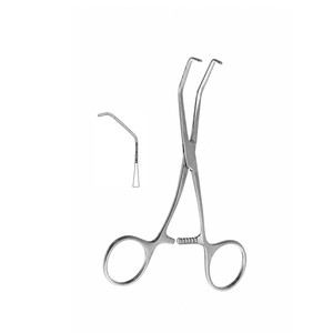 Pinces vasculaires ZETOMEDPRO à mâchoires délicates 2,1 cm, tiges droites/angulaires 7-1/4 po (18,4 cm) - Product Image 2