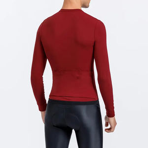 Jersey de Ciclismo Unisex de Manga Larga, Personalizado, Ligero, con Impresión por Transferencia de Calor, Material Spandex/Poliéster, Equipo Personalizado - Product Image 2