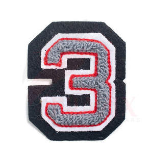 Professional Custom <b>Sew</b>-<b>On</b> Embroidery <b>Patches</b> Supplier From Pakistan with Custom Lettering/Numbers High Quality 3D PU Material - Product Image 3