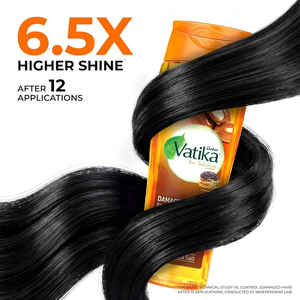 Champú reparador de daños con infusión de argán y arroz negro, enriquecido con colágeno vegetal y vitamina C para cabello seco, dañado y encrespado. - Product Image 3