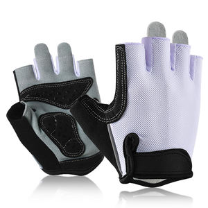Guantes Deportivos con Logotipo Personalizado para Correr, Antideslizantes y Absorbentes de Sudor, de Secado Rápido, para Fisicoculturismo, Entrenamiento en Gimnasio, Medios Dedos - Product Image 1