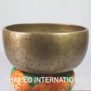 Bol chantant de méditation en aluminium, artisanat bouddhiste, yoga, religieux, chakra, son, méditation, bols ronds - Product Image 2