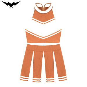Uniforme de cheerleading personnalisé Bigetron Sports - Service OEM - Spandex/Polyester - Contraste de couleurs - Options de logo personnalisé - Transfert thermique - Product Image 3
