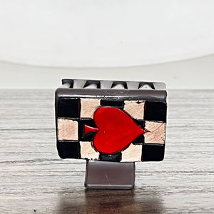 Checkered Handcrafted Genuine Cow Leather Mini Hair Claw <b>Clip</b> Hair Accessories Cute Fashionable Clamps for Girls Women Boutique - Product Image 5