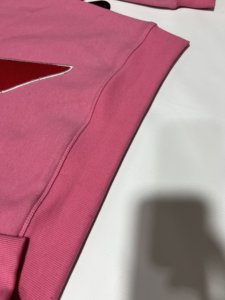 Novedad: Sudadera con capucha de 500 g/m² con bordado personalizado, apliques de estilo vintage, corte y confección oversize, efecto lavado a la piedra y ácido, estilo cropped. - Product Image 4