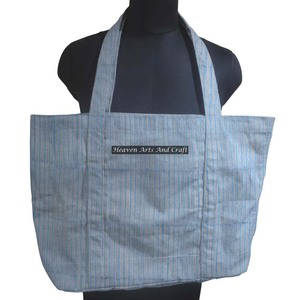 Best Women's Cotton Canvas Shoulder Bags Hand Block Printed Tote Grocery Shopping Bags Party Wear For Girls - Product Image 1