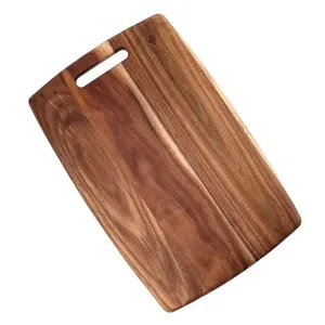 Planche à découper en bois écologique AXIOM, taille et logo personnalisables, durable pour une utilisation en cuisine, découpe des fruits et légumes - Product Image 1