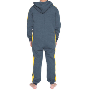 Pijama Enterizo Personalizado de Talla Grande para Hombre, con Capucha, Transpirable, Elegante, de Algodón y Felpa para Invierno - Product Image 4
