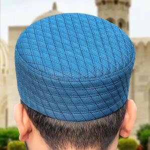 Nuevo Diseño Personalizado de Gorros de Oración Musulmanes Islámicos, Gorros de Viaje Árabes Turcos, Gorros Topi para Hombres de Mezquita, Color Blanco, Gorros Islámicos - Product Image 5