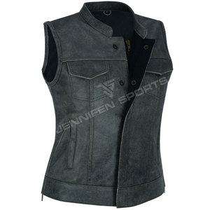 Veste en cuir de vachette de haute qualité, imperméable et respirante, pour femmes, nouvelle mode, grande taille, style motard, vente en gros d'usine - Product Image 2